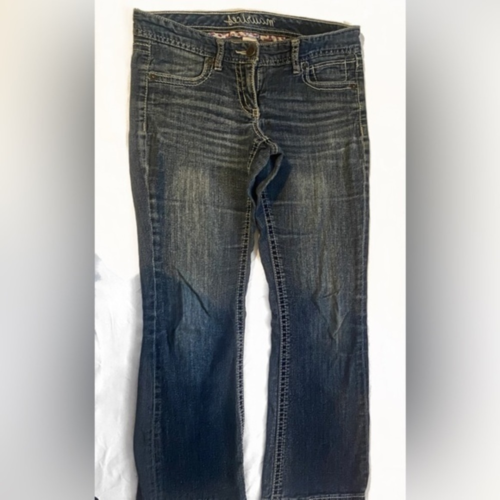 Maurices size 5/6 X-short blue denim jeans boot cut